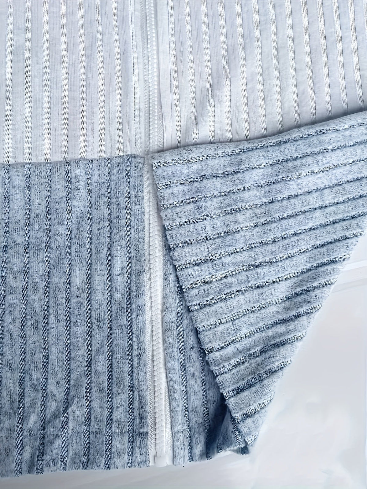 Cecilia | Textured Colour-Block Hooded Jacket