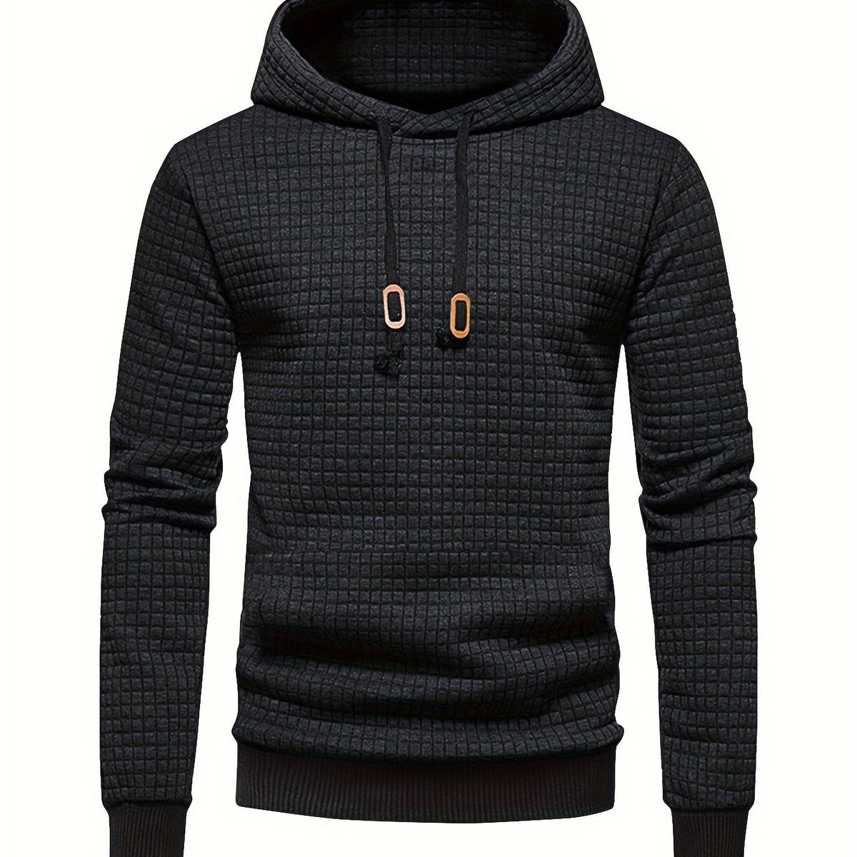 Garrison | Textured Hooded Pullover Hoodie