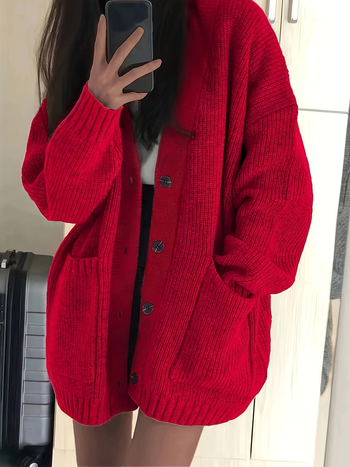 Maisie | Relaxed Button-Front Cardigan Image