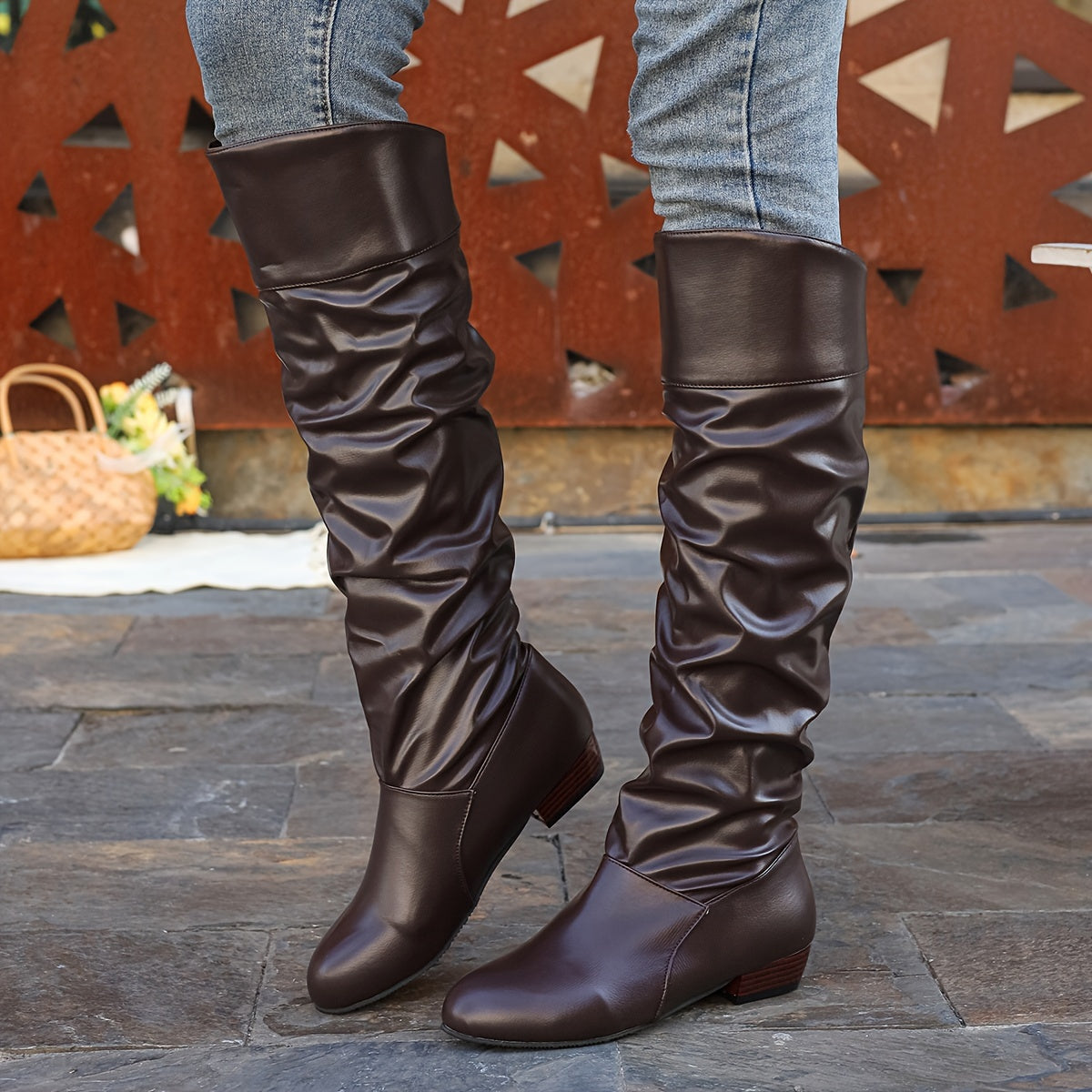 Margot | Slouch Knee-High Boots