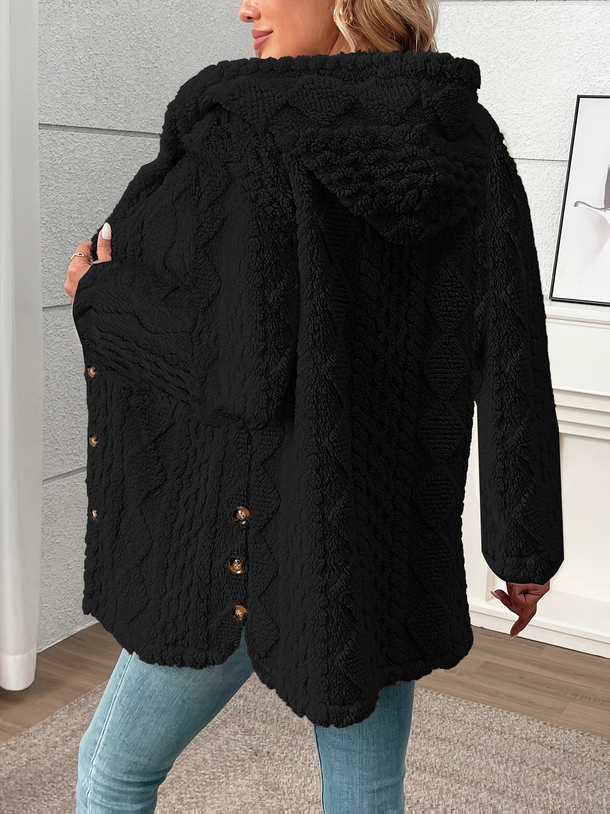 Roberta | Textured Button-Front Coat Image