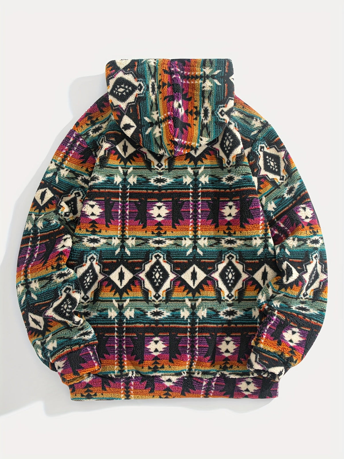 Wesley | Patterned Plush Hoodie Image