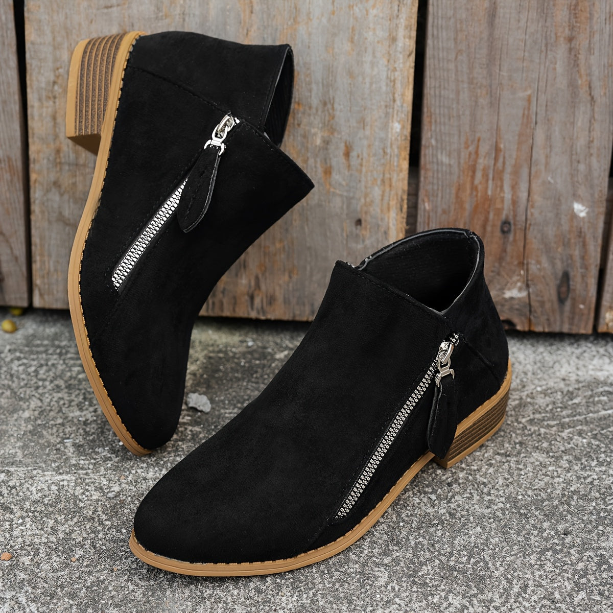 Bianca | Everyday Side-Zip Ankle Boots Image