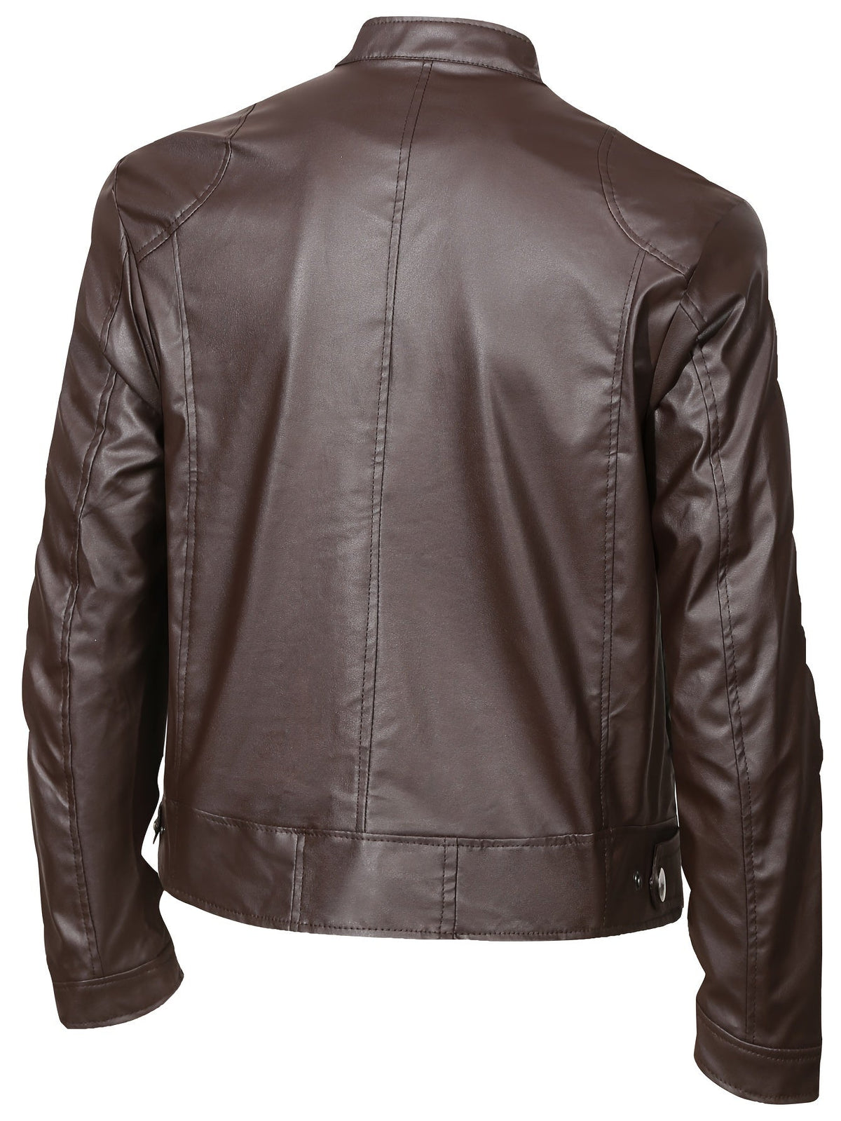 Roman | Stand-Collar Moto Jacket Image