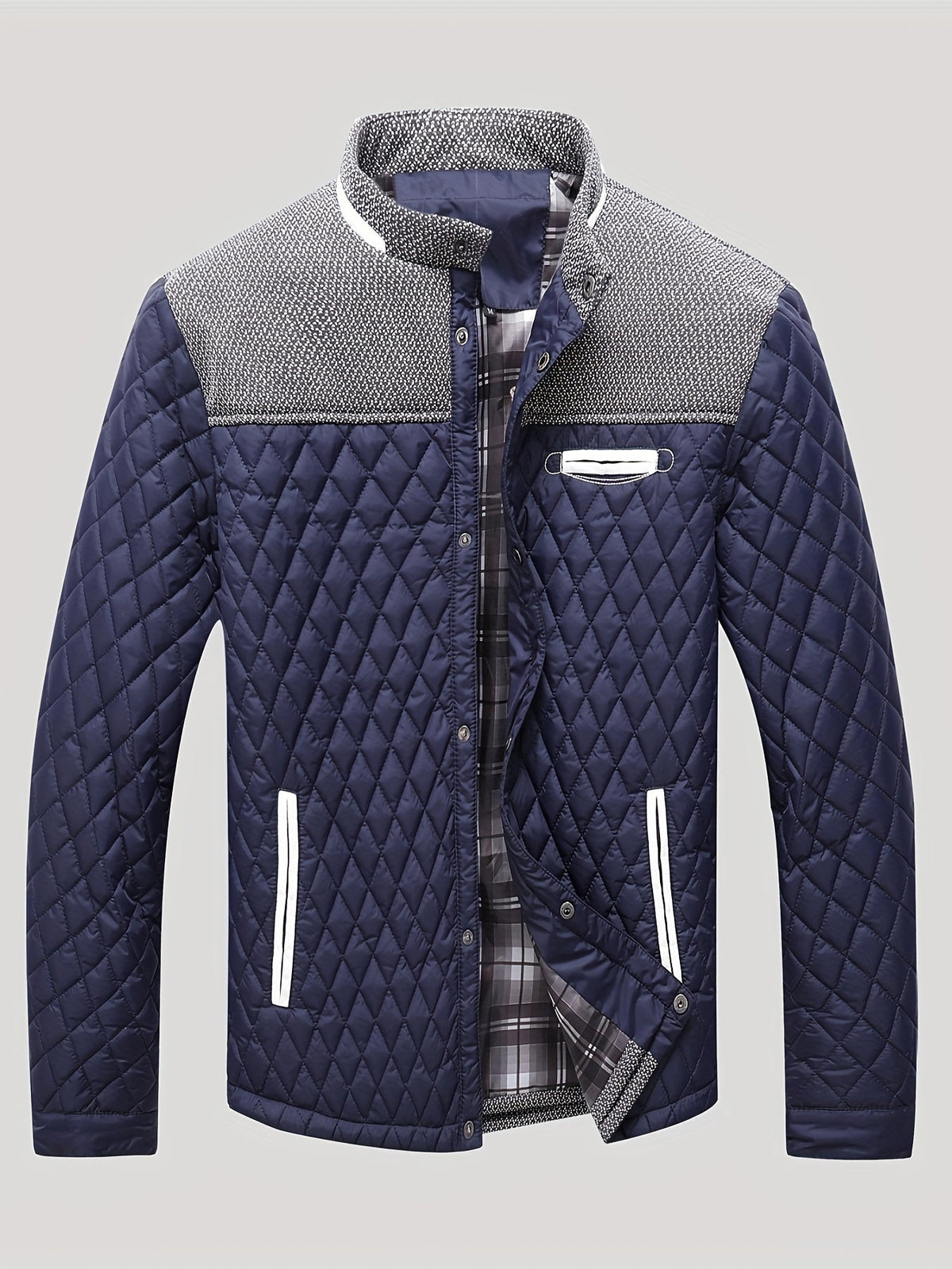 Alden | Quilted Stand-Collar Jacket