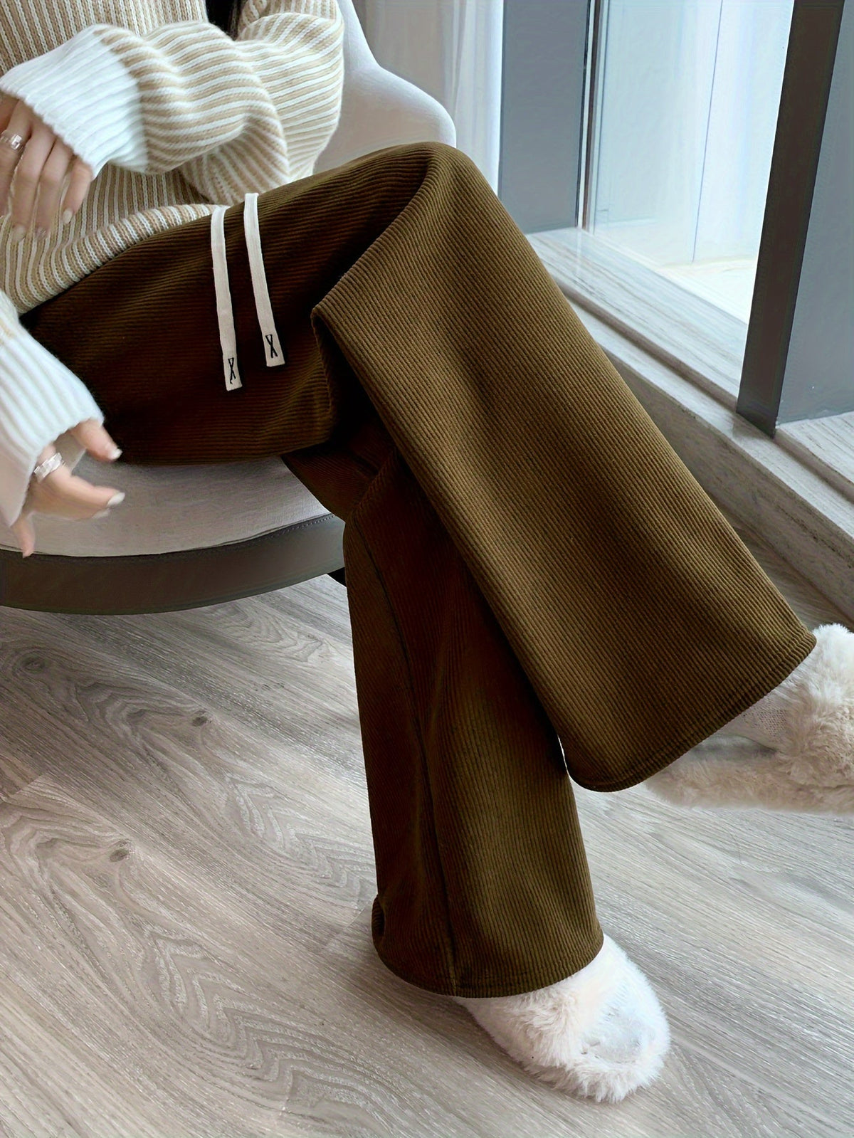 Ruth | Cozy Wide-Leg Lounge Pants Image