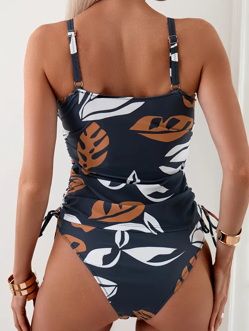Natalie | Stylish Printed Tankini Swimsuit Image