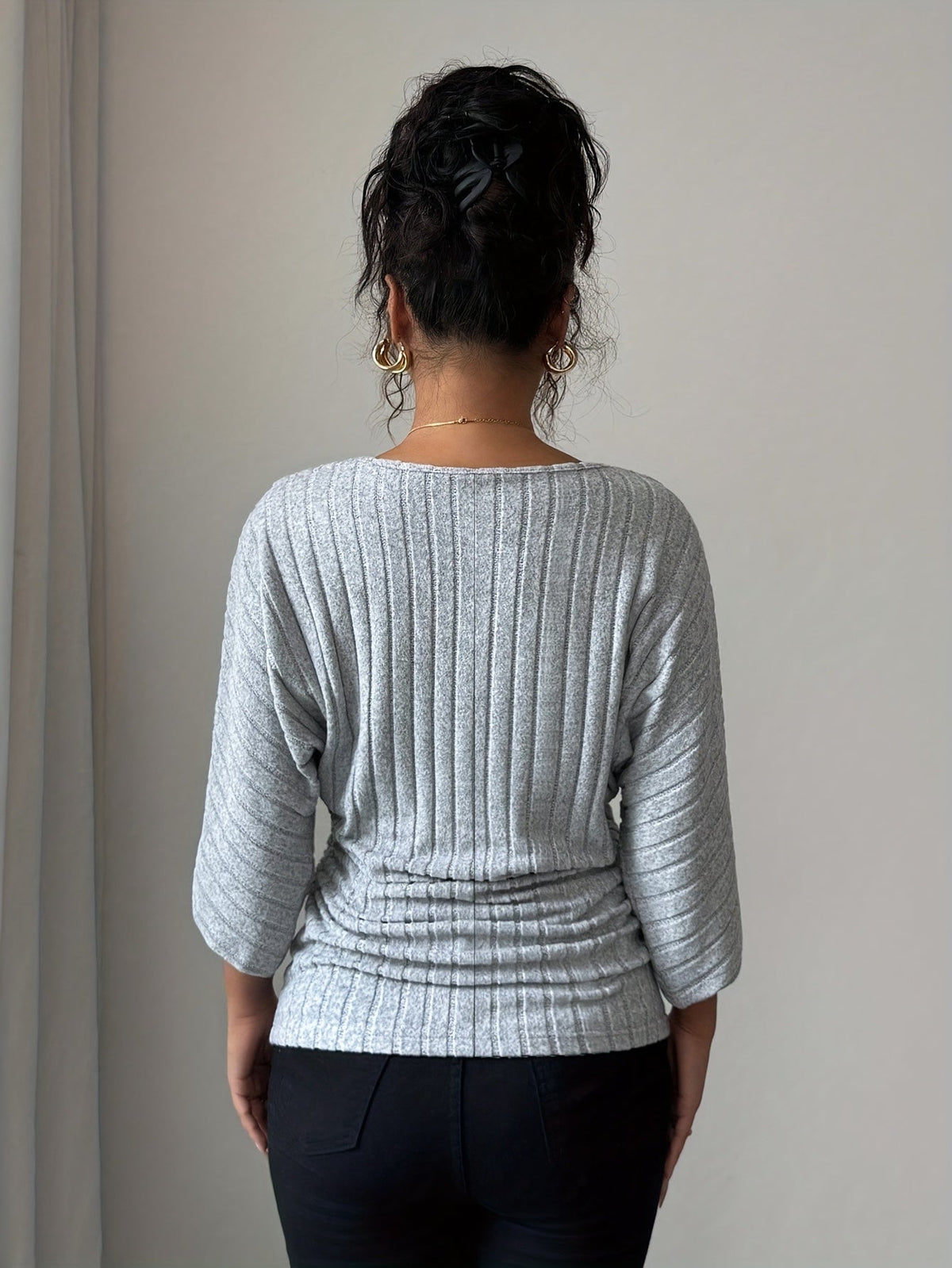 Marianne | Relaxed V-Neck Top Image