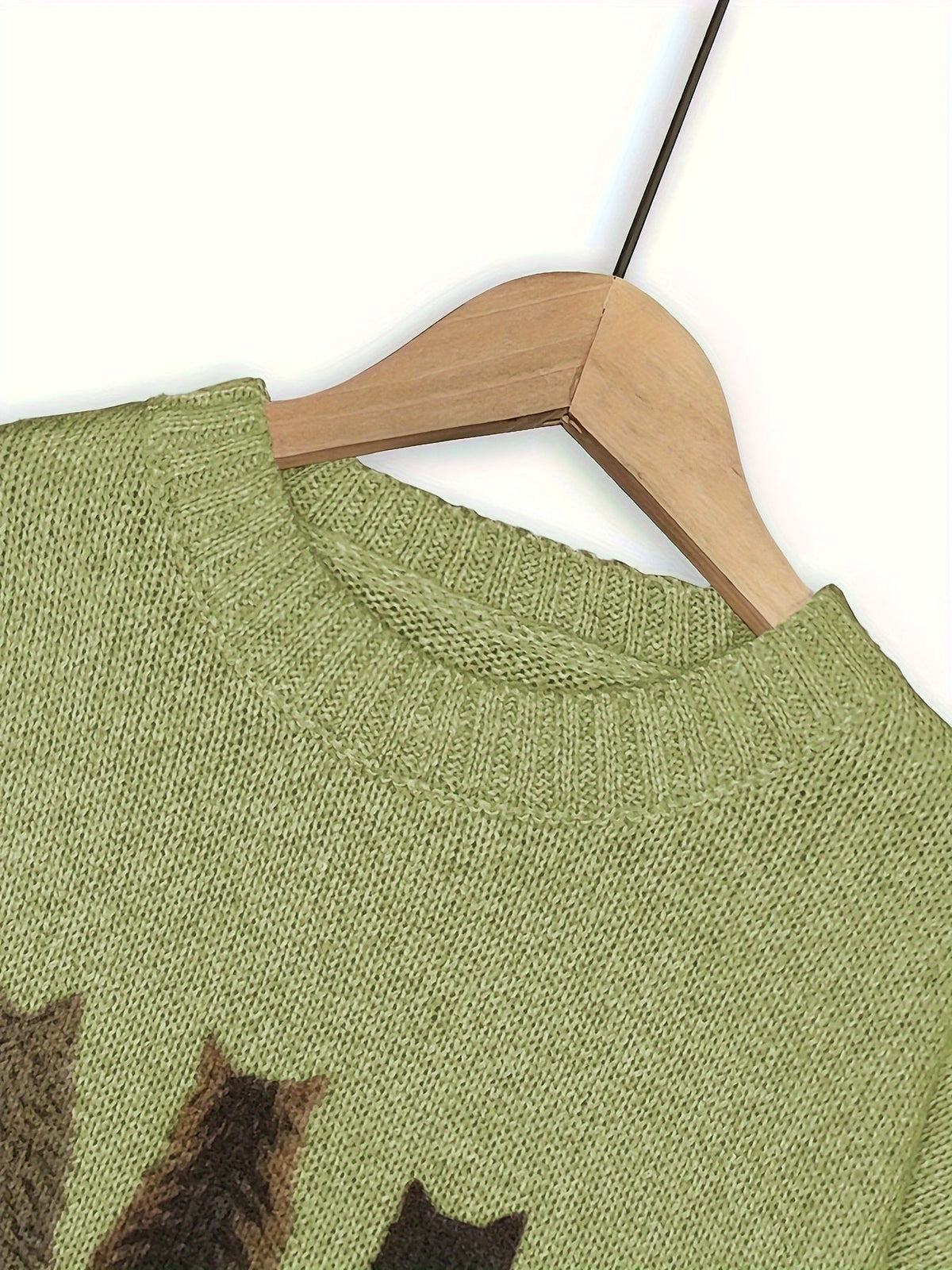 Tamara | Cozy Cat-Print Sweater