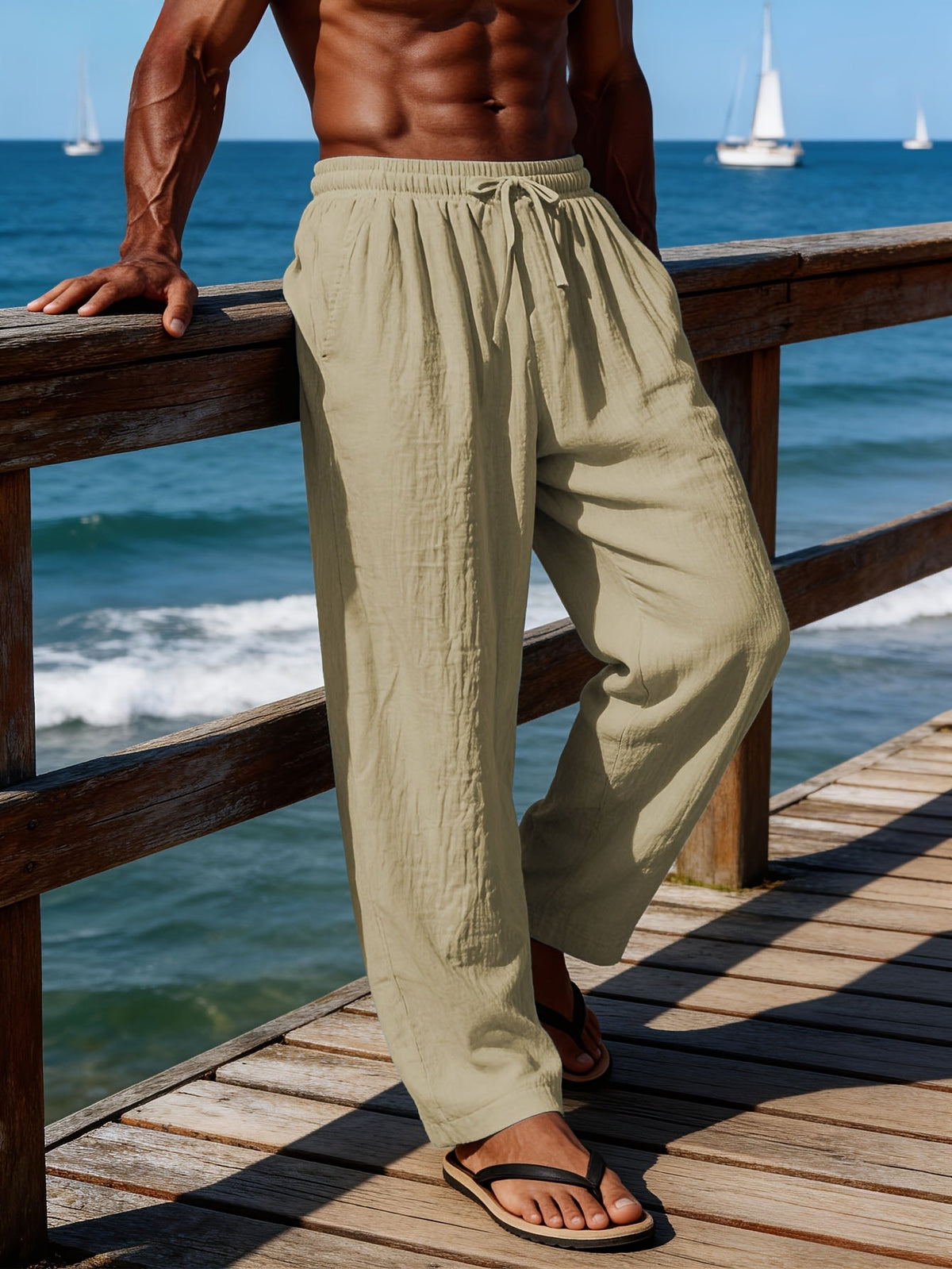 Gavin | Relaxed Drawstring Pants Image