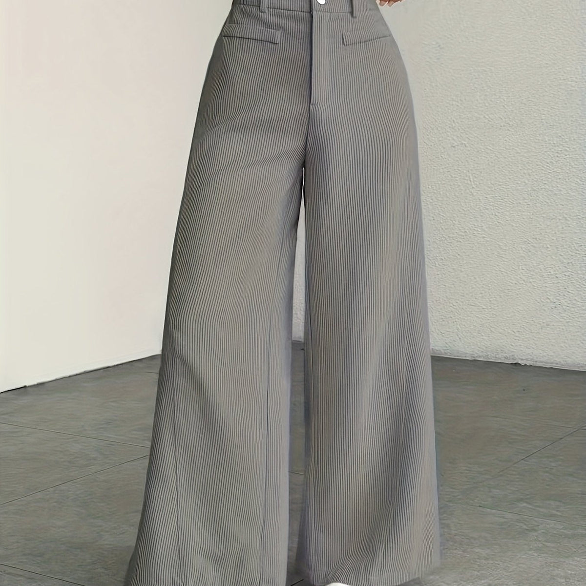 Kimberly | High-Waisted Wide-Leg Trousers Image