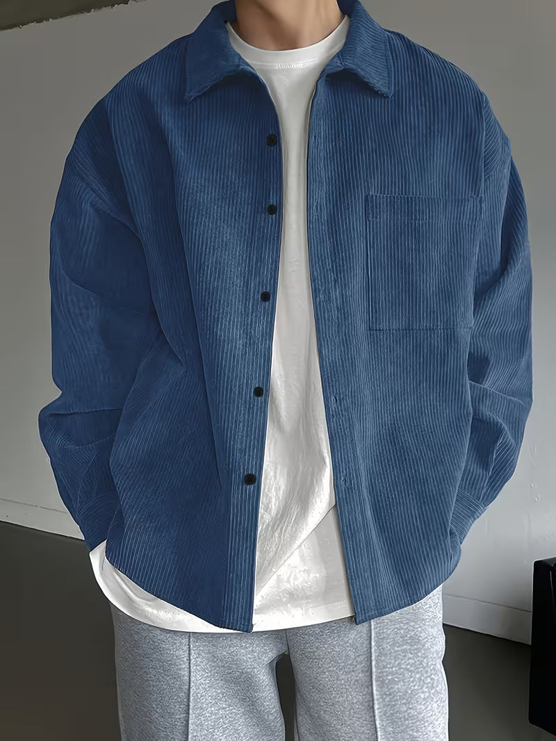 Jonas | Casual Long Sleeve Corduroy Jacket Image