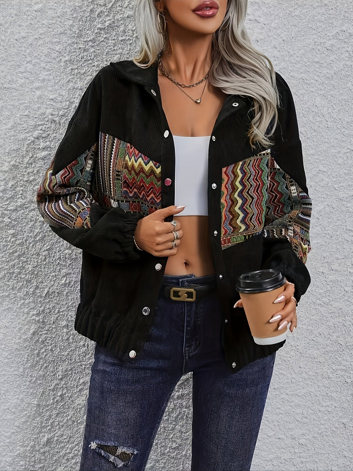 Vivienne | Patchwork Statement Jacket Image