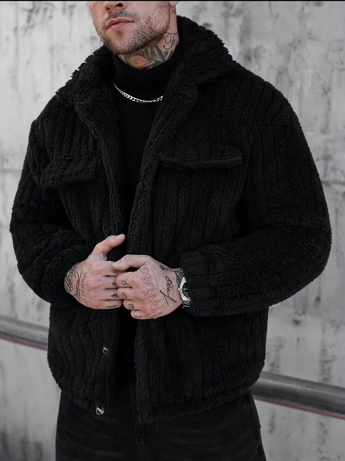 Owen | Textured Button-Up Jacket Image