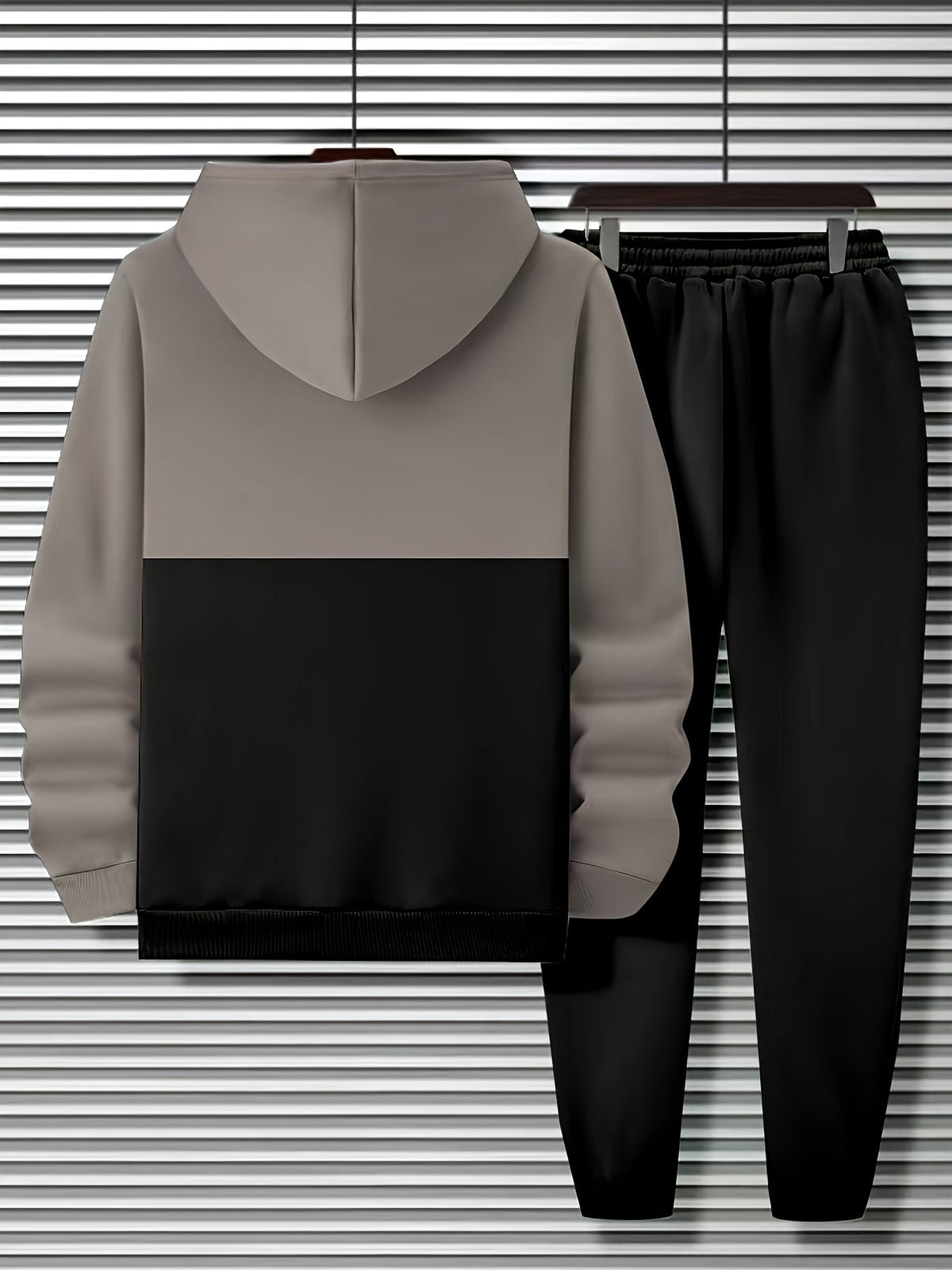 Dominic | Color Block Hooded Sweatshirt Image