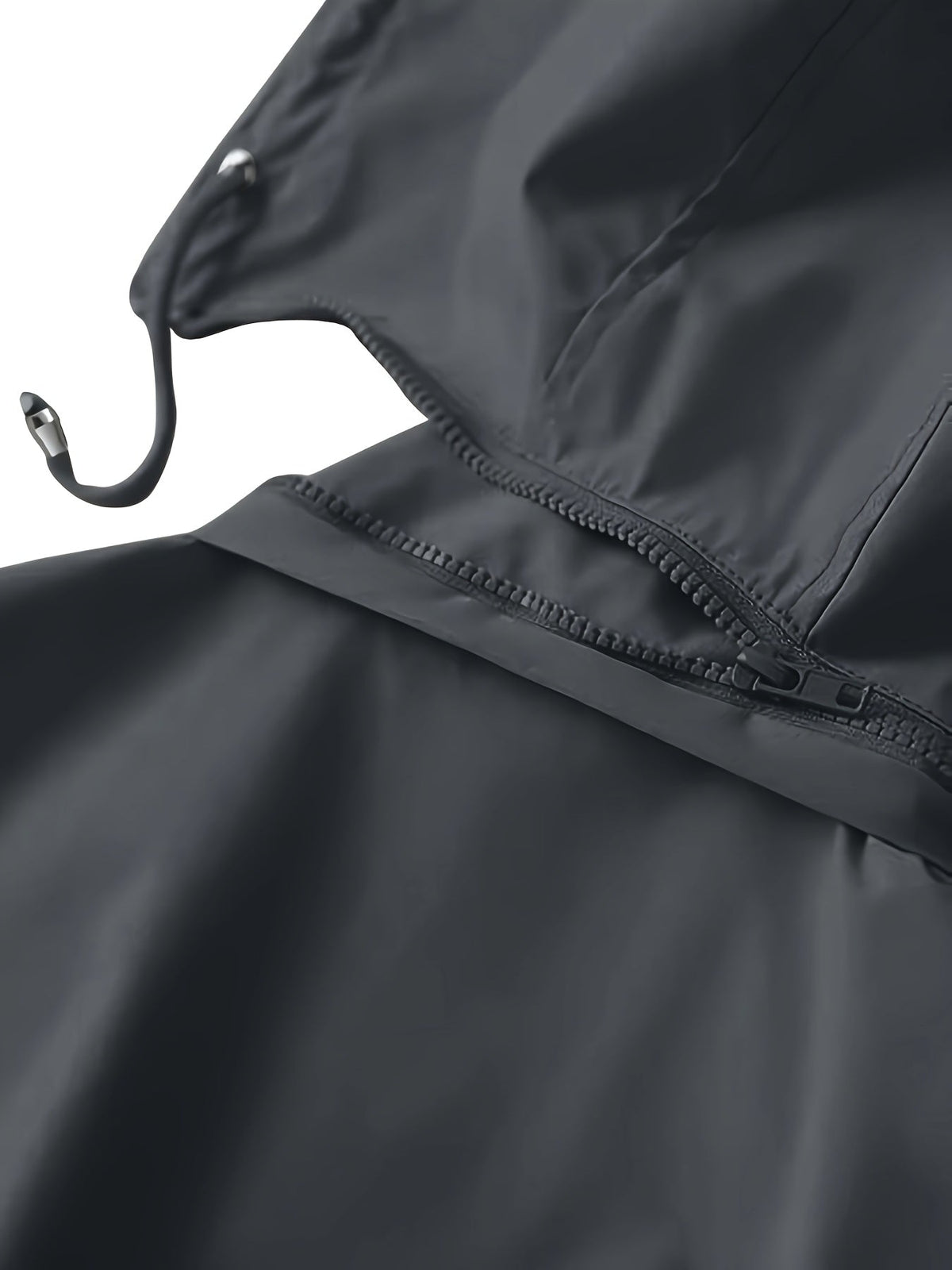 Joyce | Hooded Drawstring Rain Jacket
