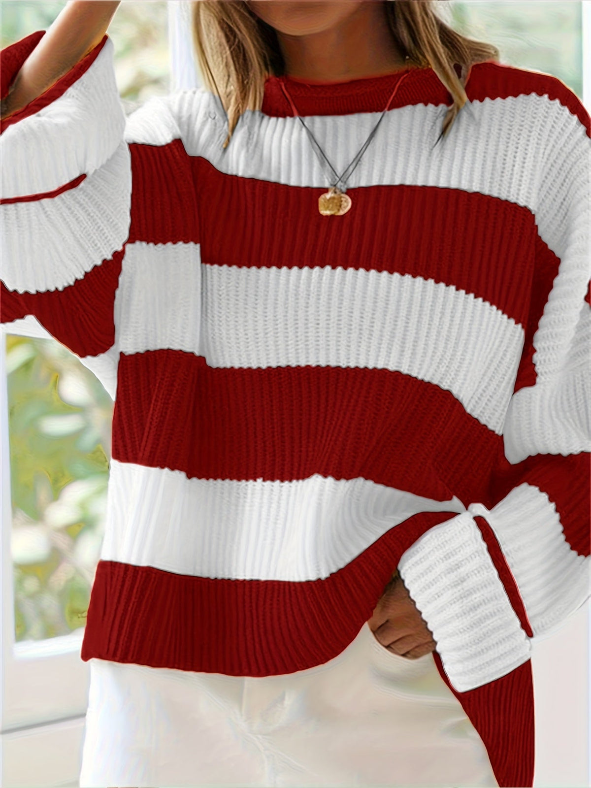 Ivy | Relaxed Colorblock Sweater Image