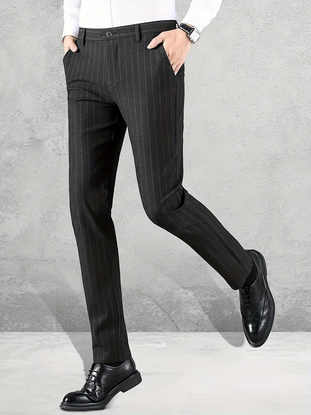 Wallace | Refined Slim-Fit Business Trousers