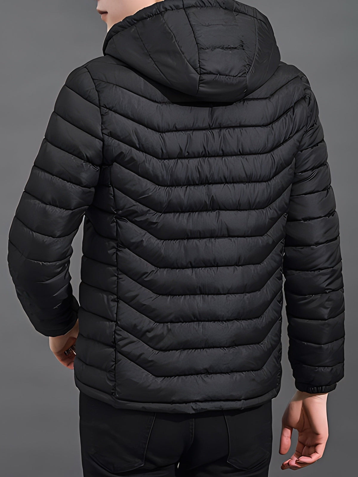 Owen | Hooded Quilted Puffer Jacket Image