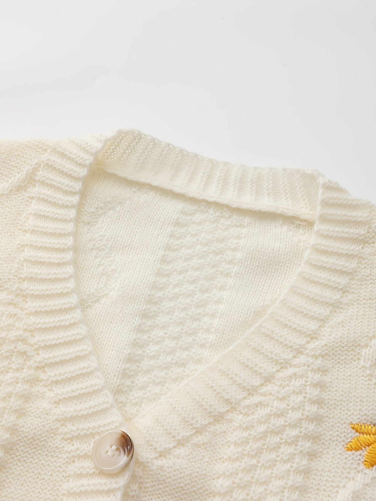 Flora | Floral Embroidered Button Cardigan Image