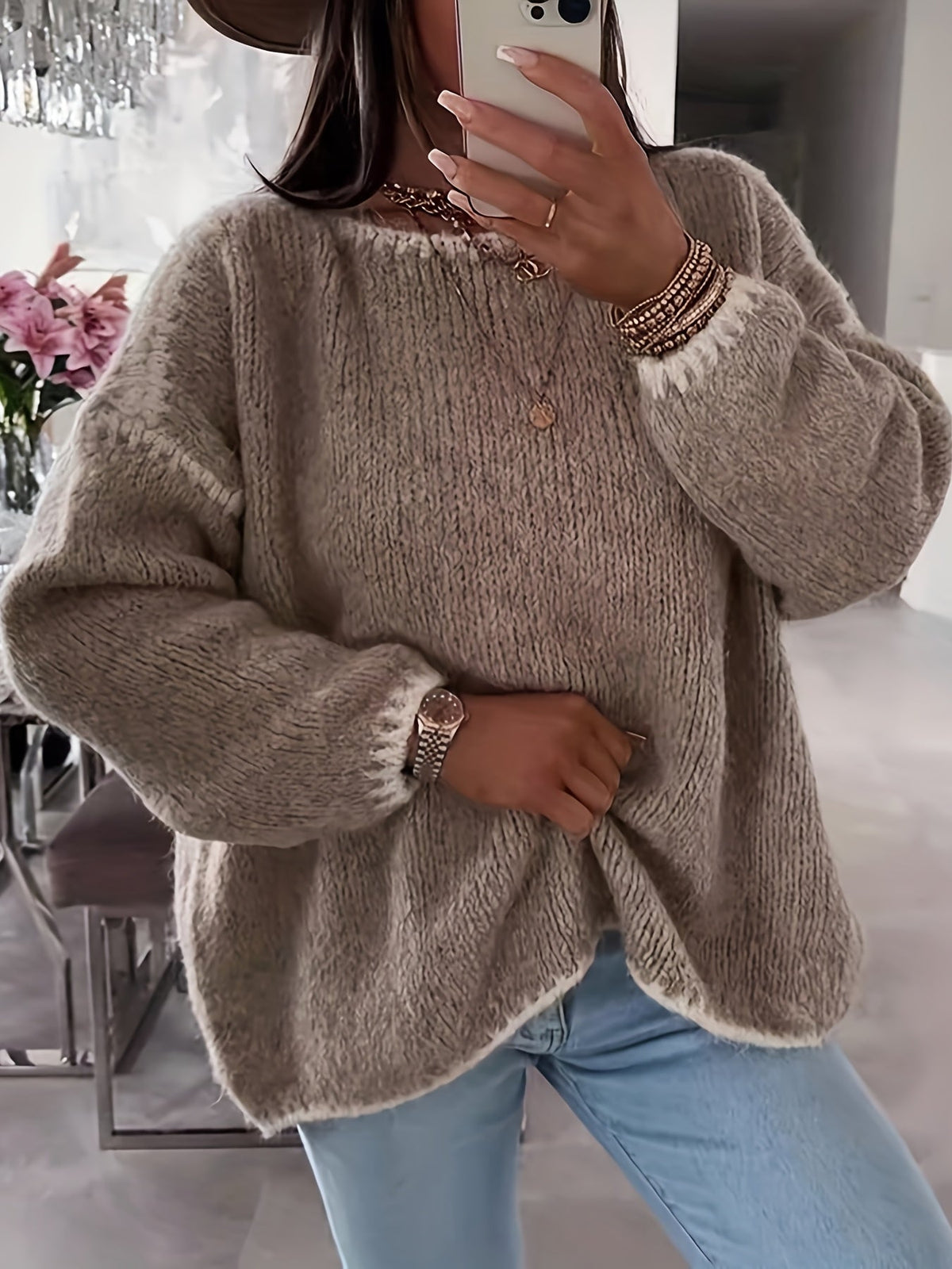Willa | Relaxed Boat Neck Sweater Image