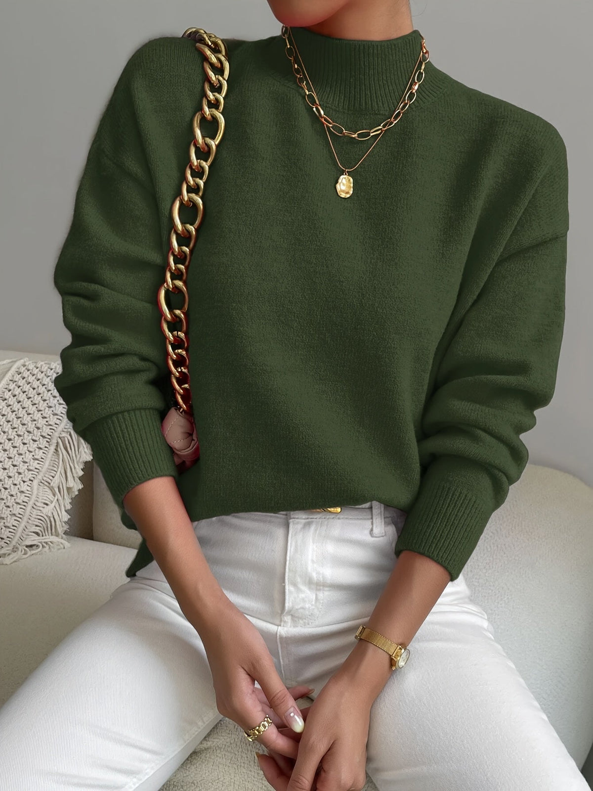 Lorelei | Refined Mock Neck Sweater