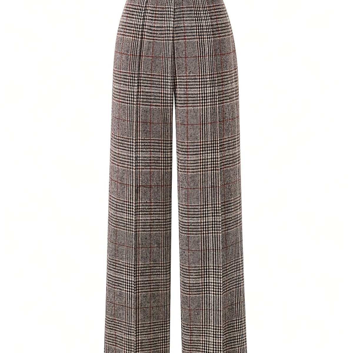 Matilda | Wide-Leg Plaid Trousers