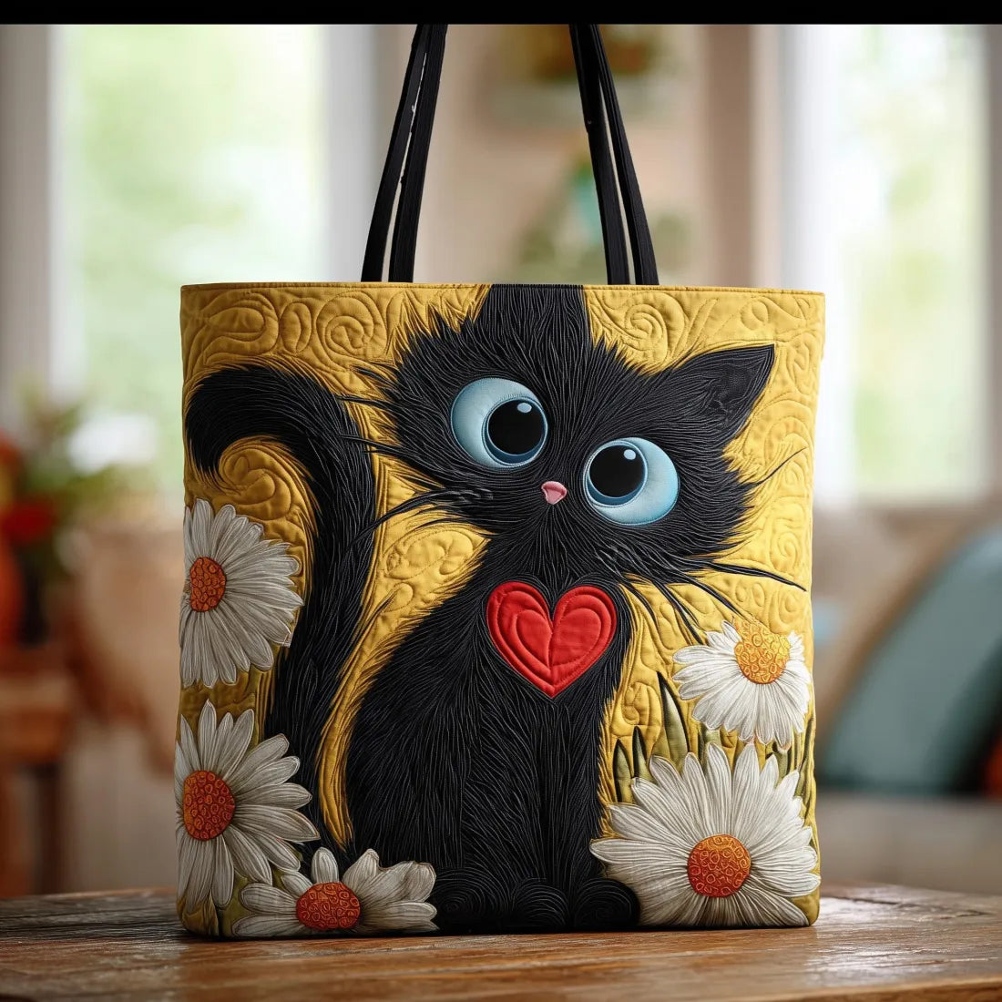 Debra | Adorable Cat Art Tote Bag Image