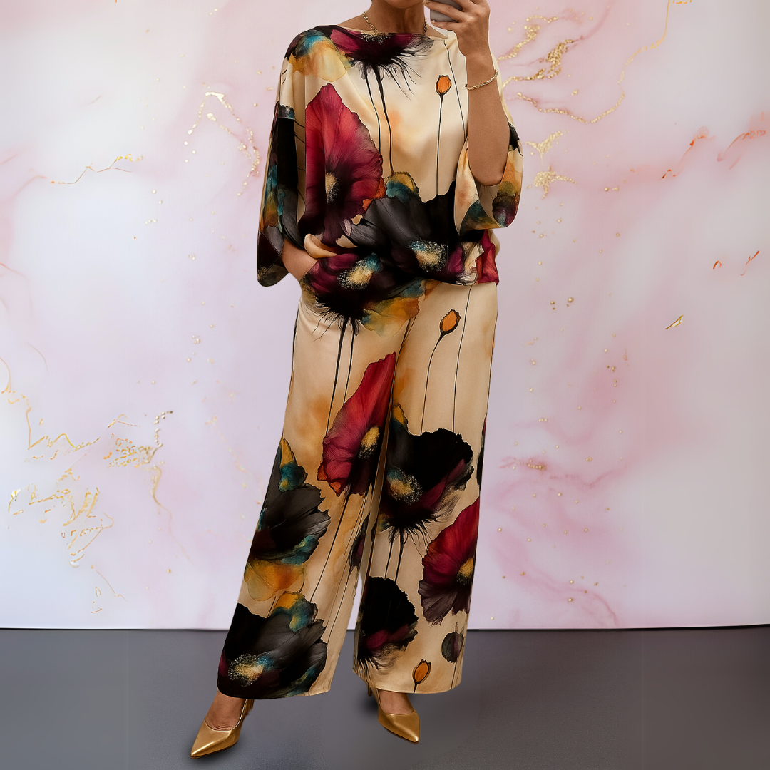 Harlow | Stylish Satin Two-Piece Set Image