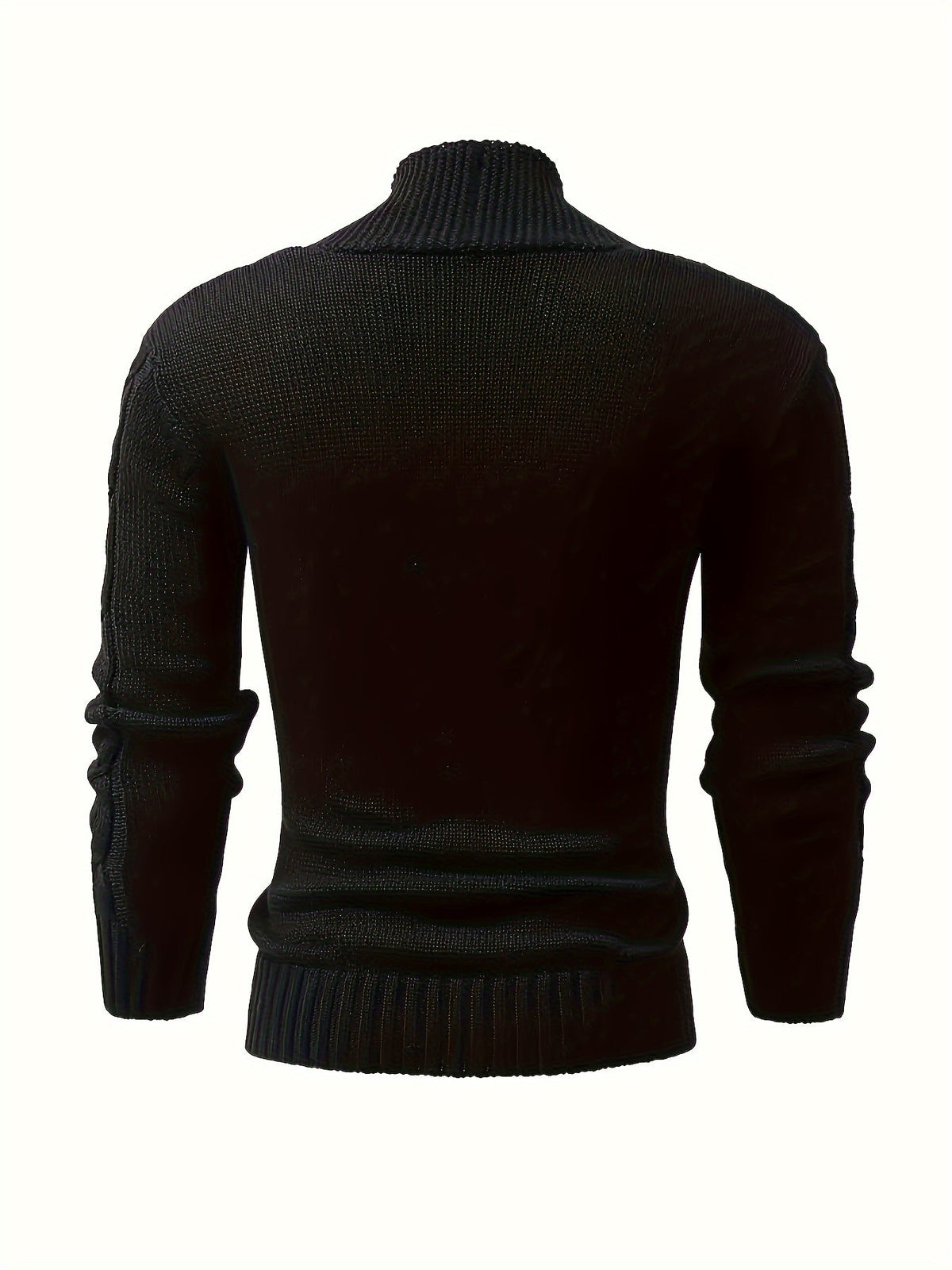 Trevor | Cable-Knit Button Cardigan Image