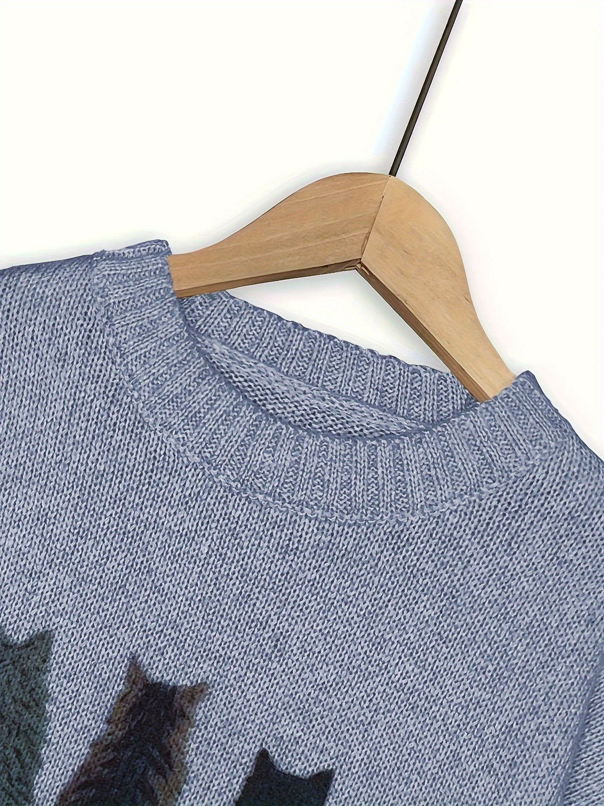 Tamara | Cozy Cat-Print Sweater