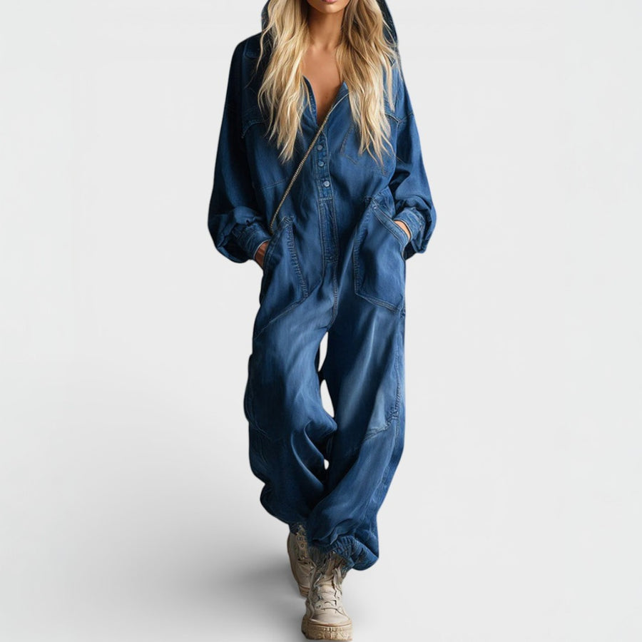 Sierra | Long-Sleeve Hoodie Jumpsuit Image