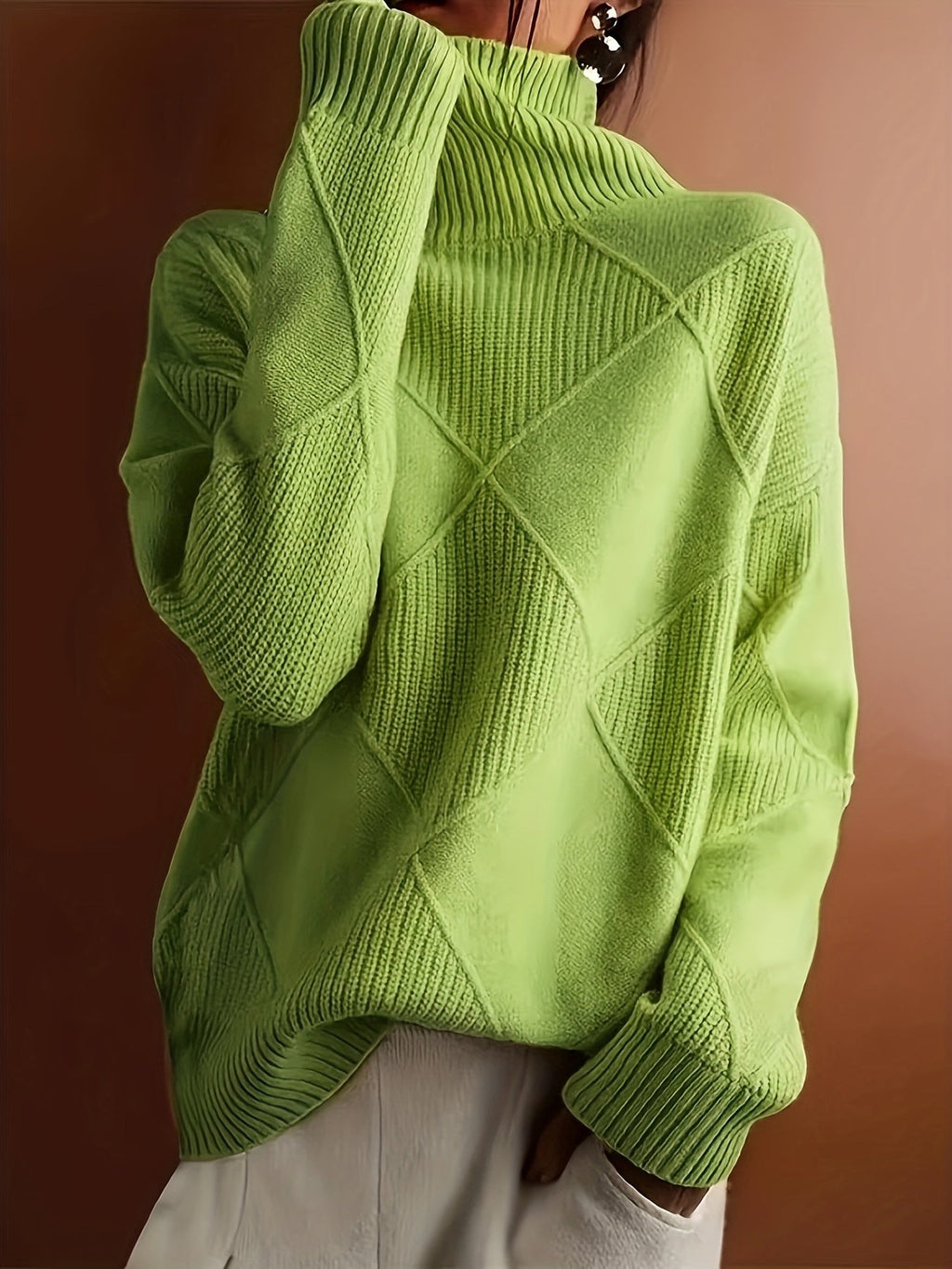Maeve | Textured Turtleneck Sweater