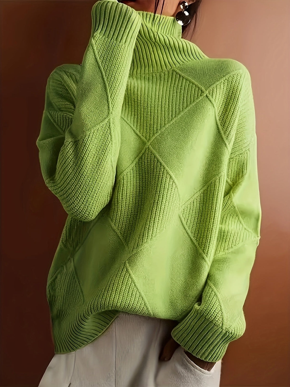 Maeve | Textured Turtleneck Sweater Image