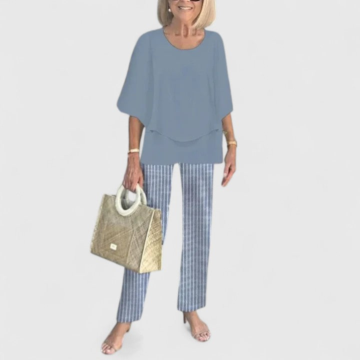 Jennifer | Sophisticated Loose Two-Piece Set Image