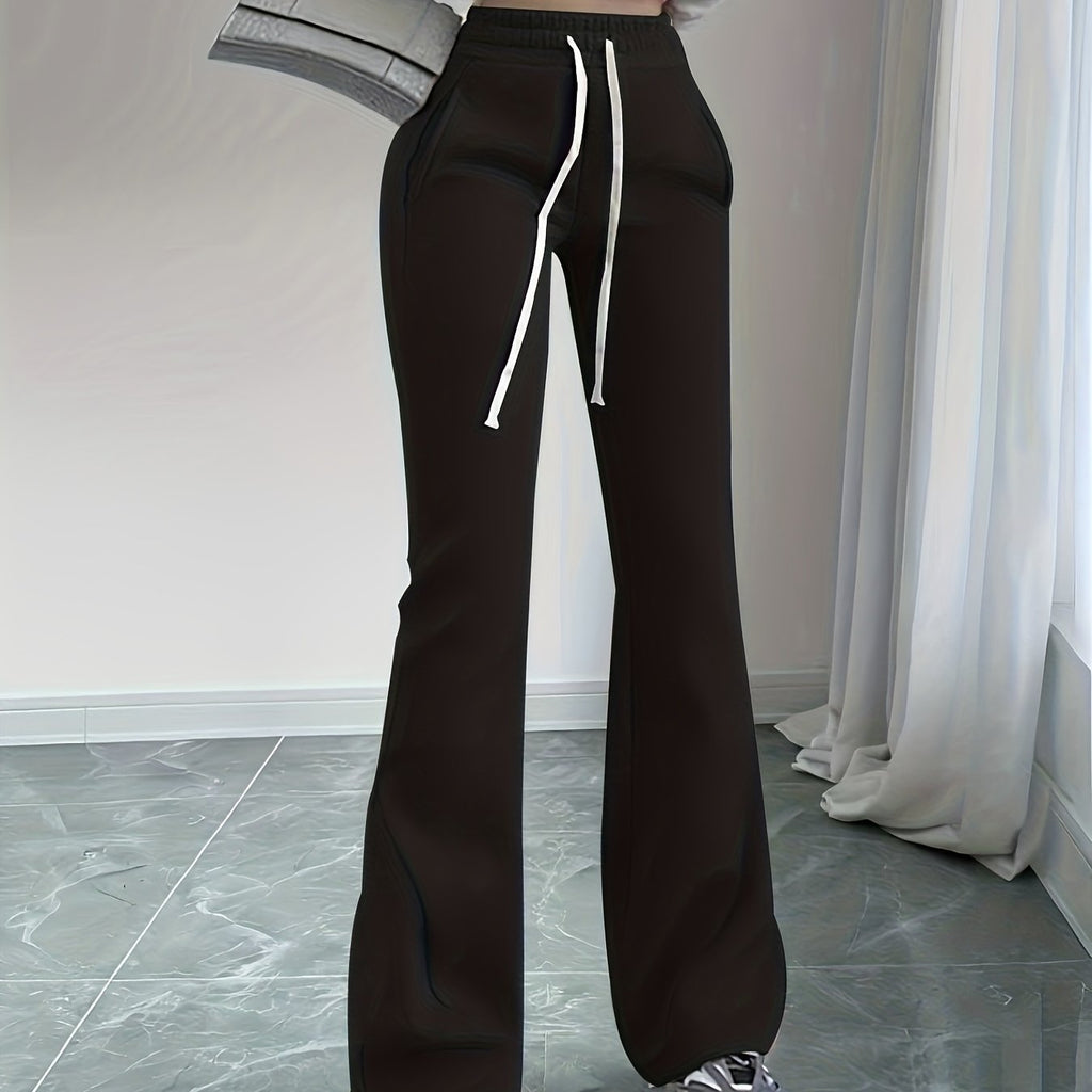 Gemma | High-Waist Flared Lounge Pants