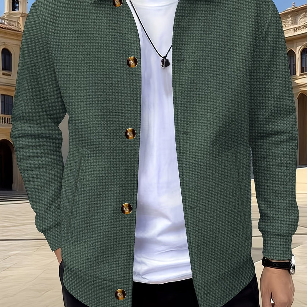 Foster | Textured Button-Up Jacket