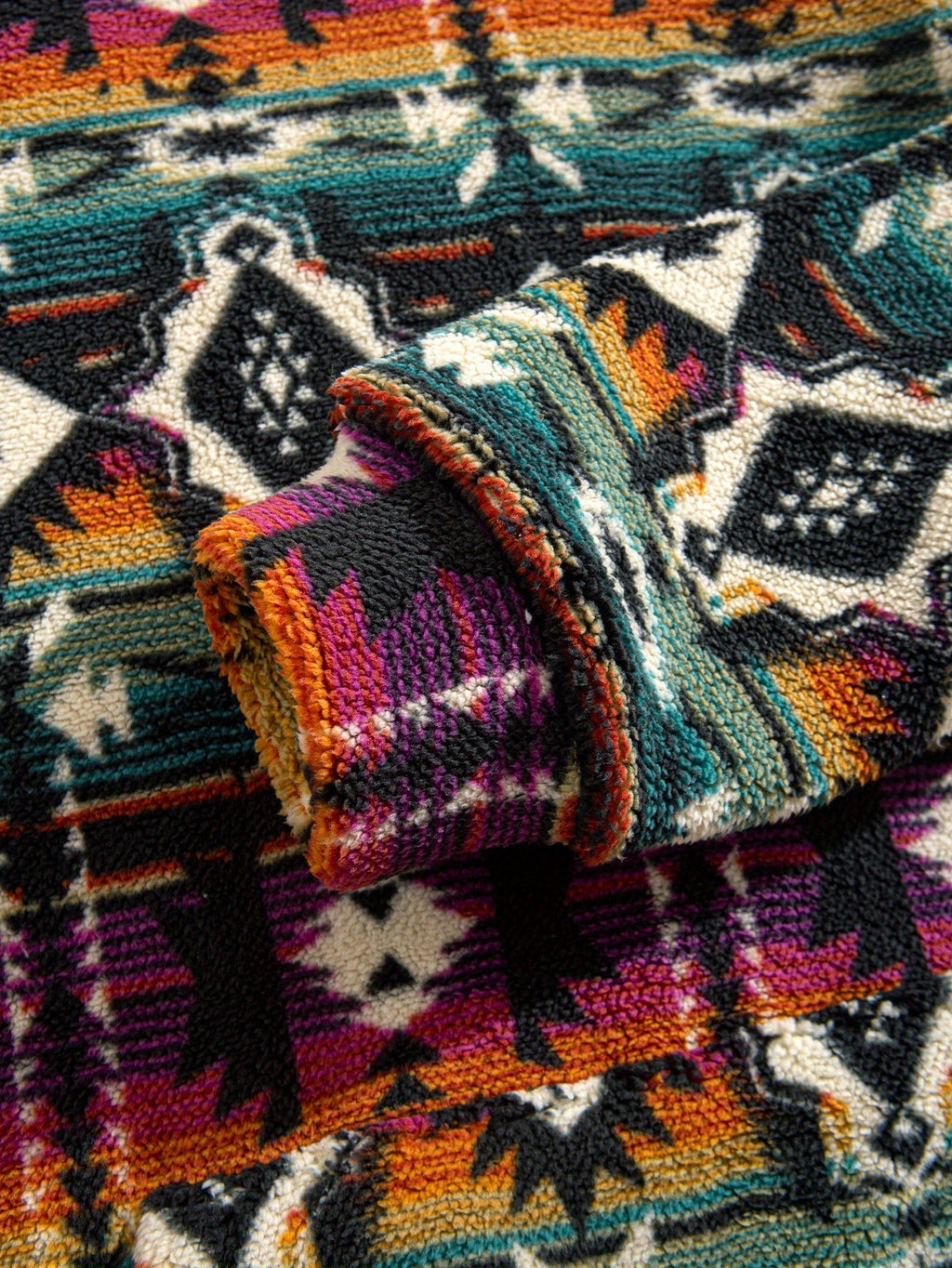 Wesley | Patterned Plush Hoodie