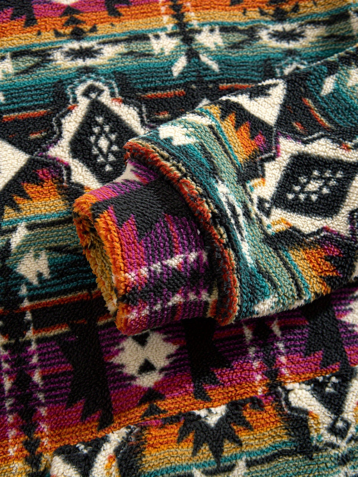 Wesley | Patterned Plush Hoodie Image