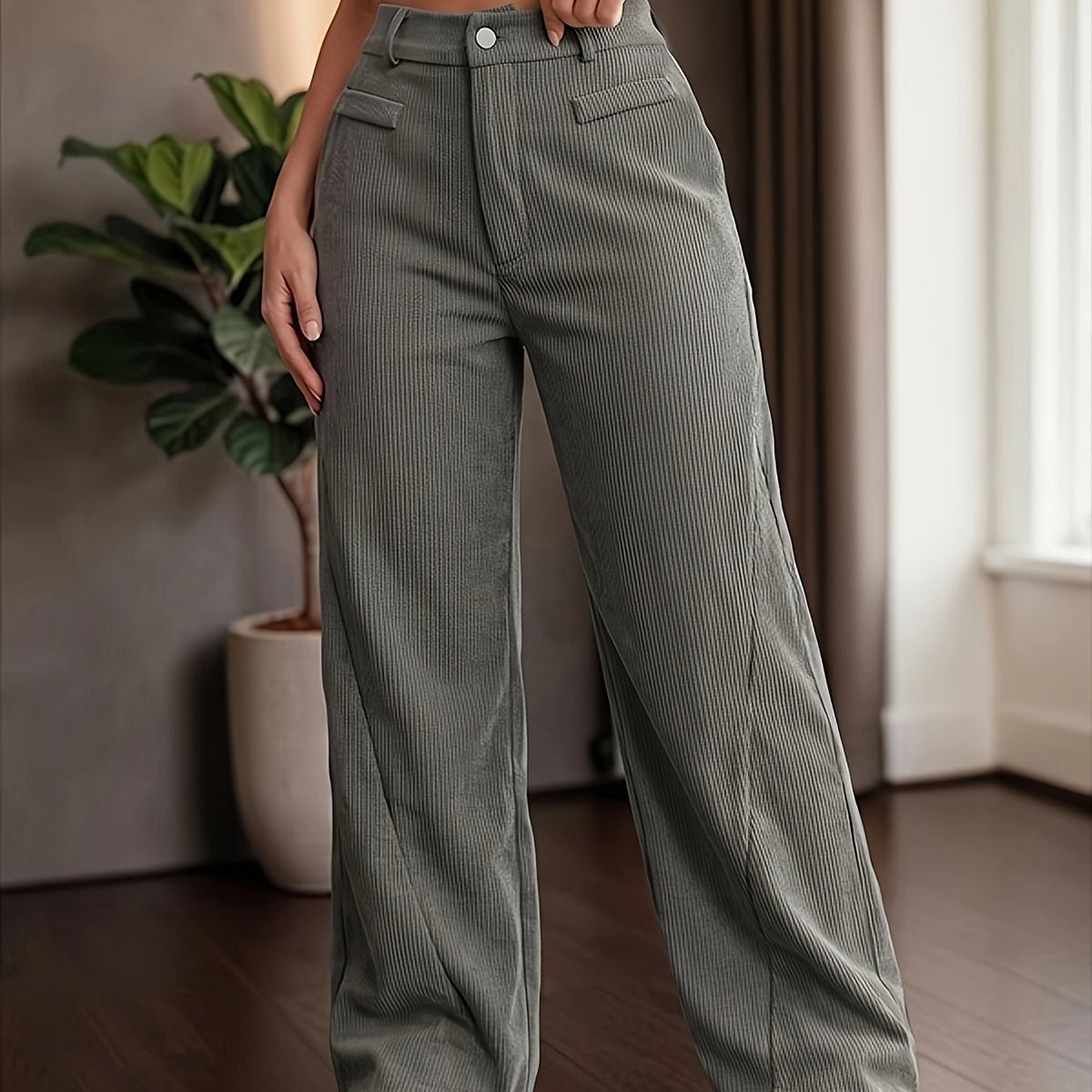 Beatrix | High-Waist Wide-Leg Trousers Image