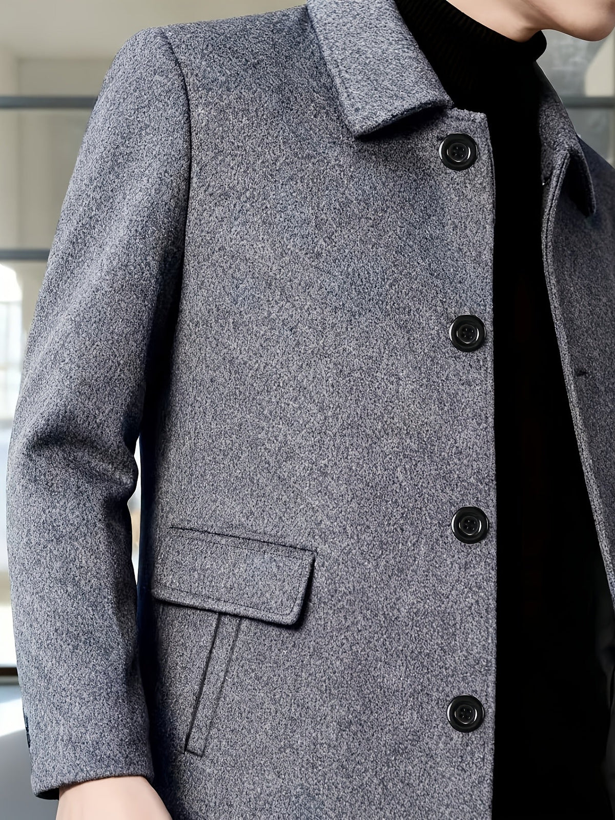 Gerard | Refined Single-Breasted Overcoat Image