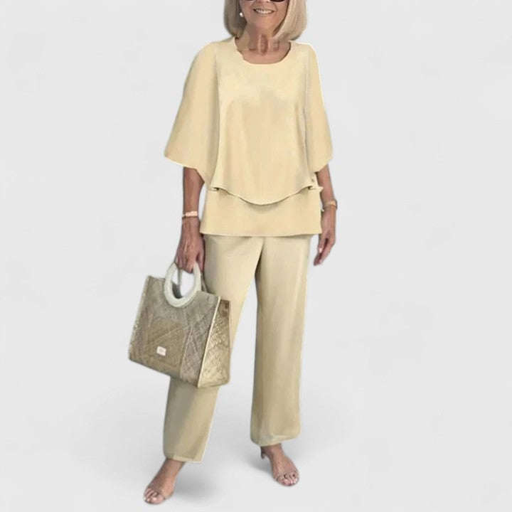 Jennifer | Sophisticated Loose Two-Piece Set Image
