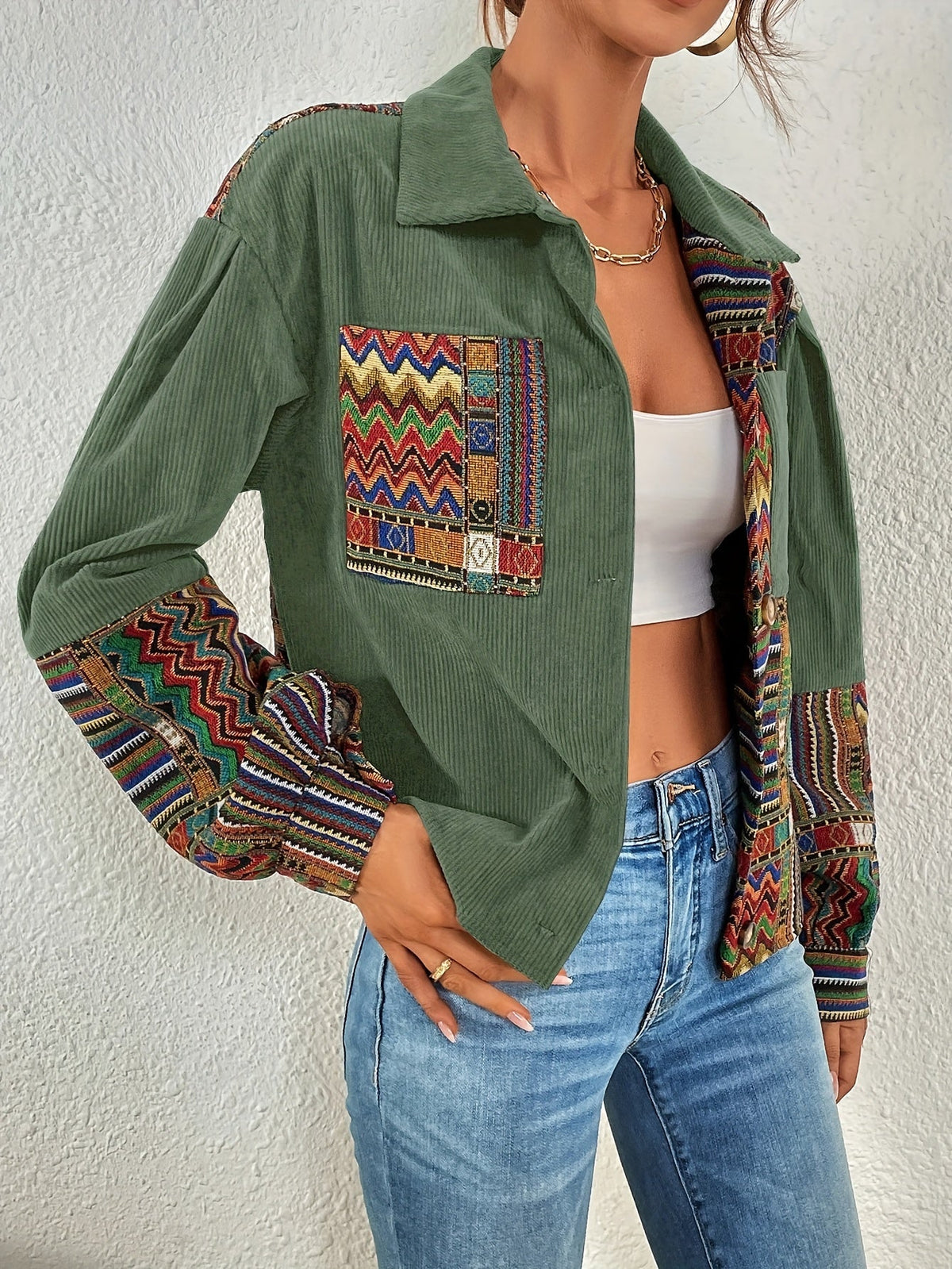 Simone | Artisan Patchwork Jacket Image