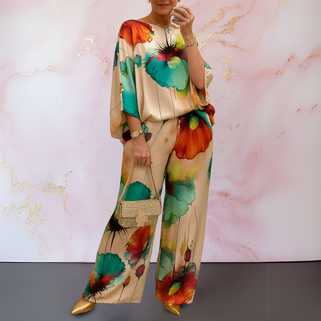 Harlow | Stylish Satin Two-Piece Set Image