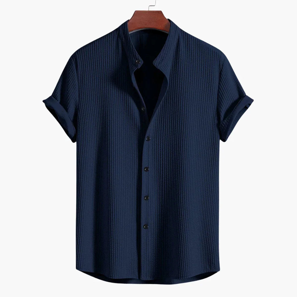 Cyrus | Refined Stand-Collar Shirt