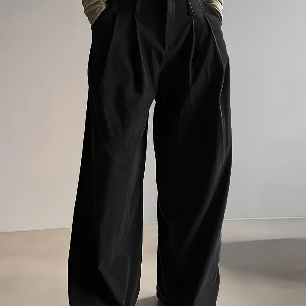 Celine | Pleated Wide-Leg Trousers