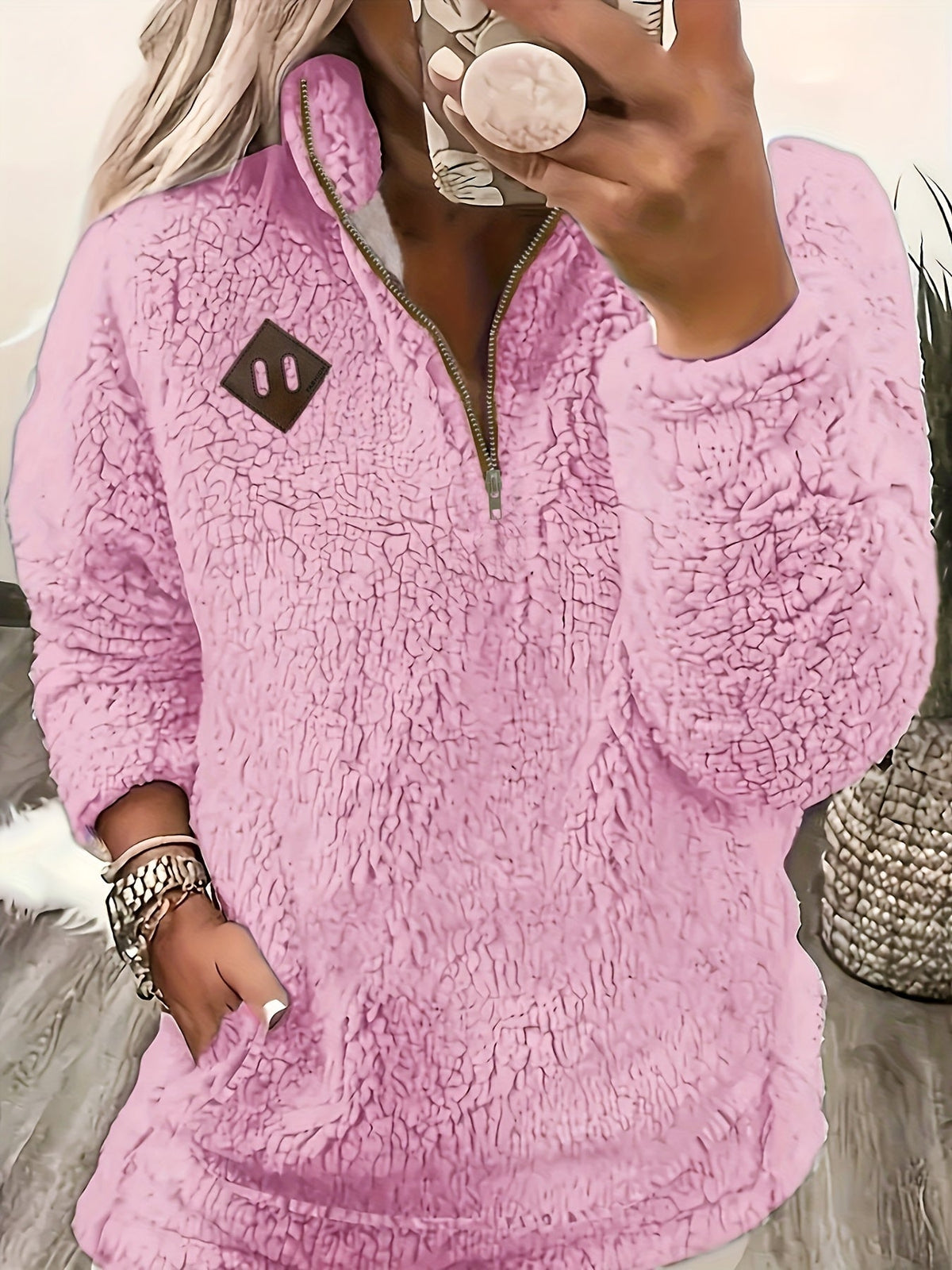 Renee | Cozy Half-Zip Pullover Image