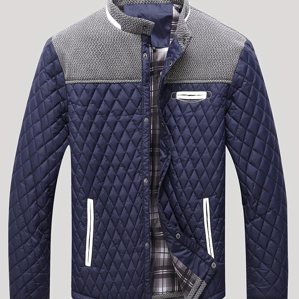 Alden | Quilted Stand-Collar Jacket