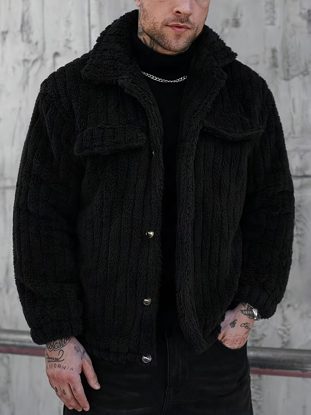 Owen | Textured Button-Up Jacket Image