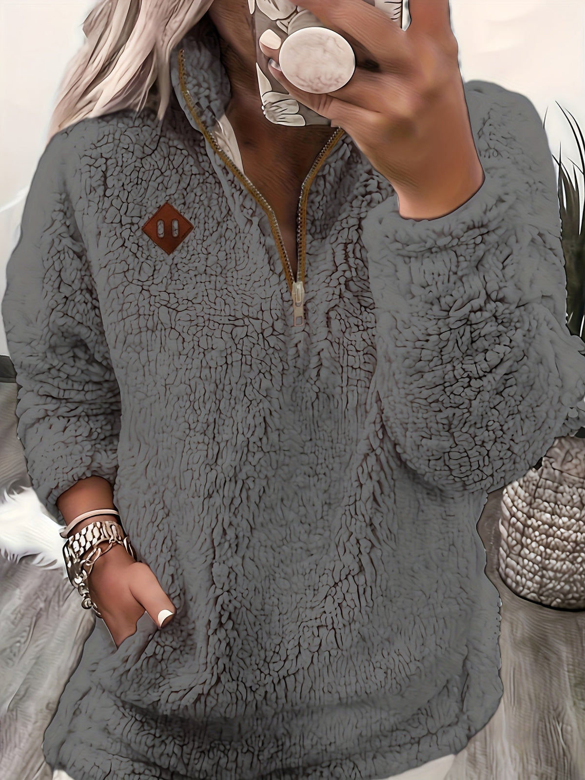 Renee | Cozy Half-Zip Pullover Image